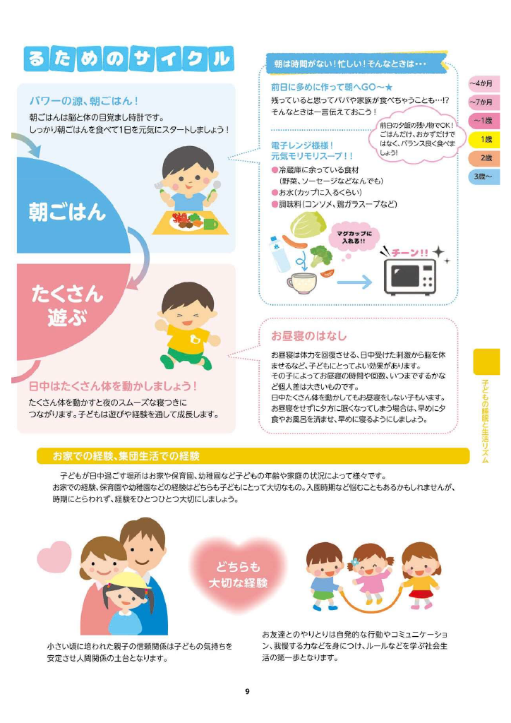 多賀城市 子育て親育ちサポートブック<br>すくすく ページ10