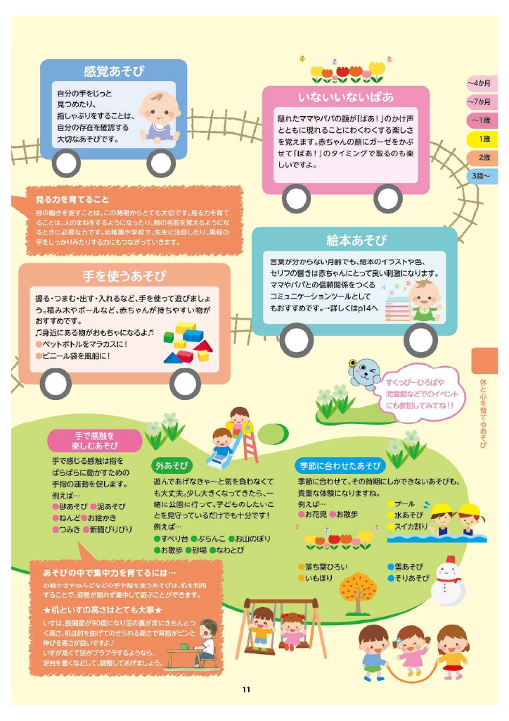 多賀城市 子育て親育ちサポートブック<br>すくすく ページ12