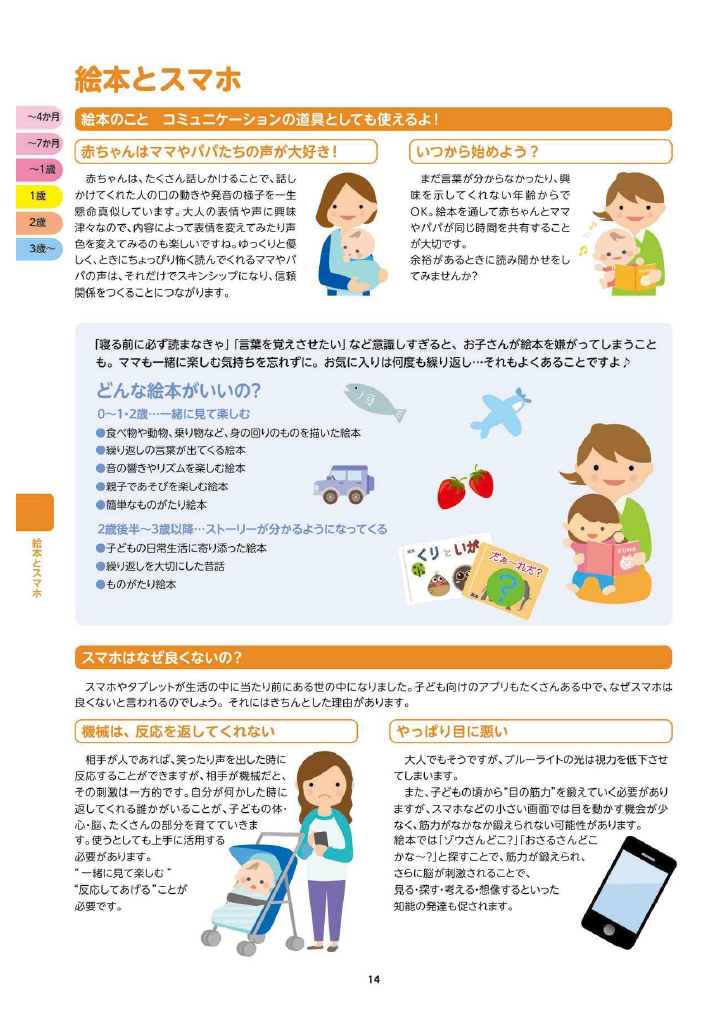 多賀城市 子育て親育ちサポートブック<br>すくすく ページ15