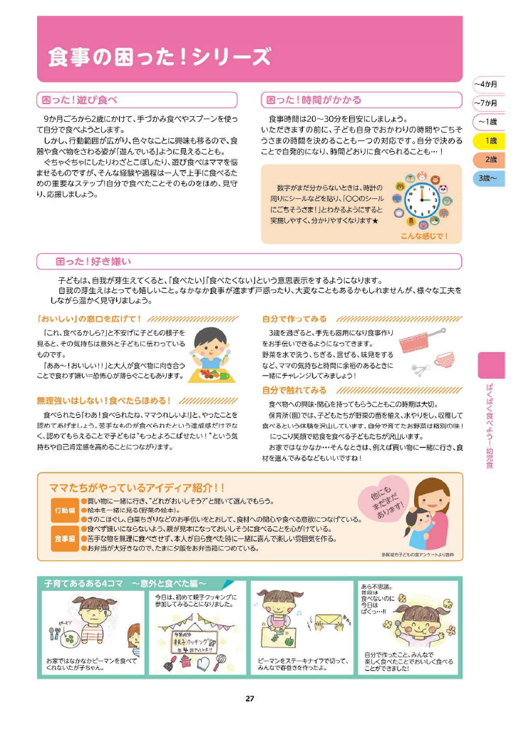 多賀城市 子育て親育ちサポートブック<br>すくすく ページ28