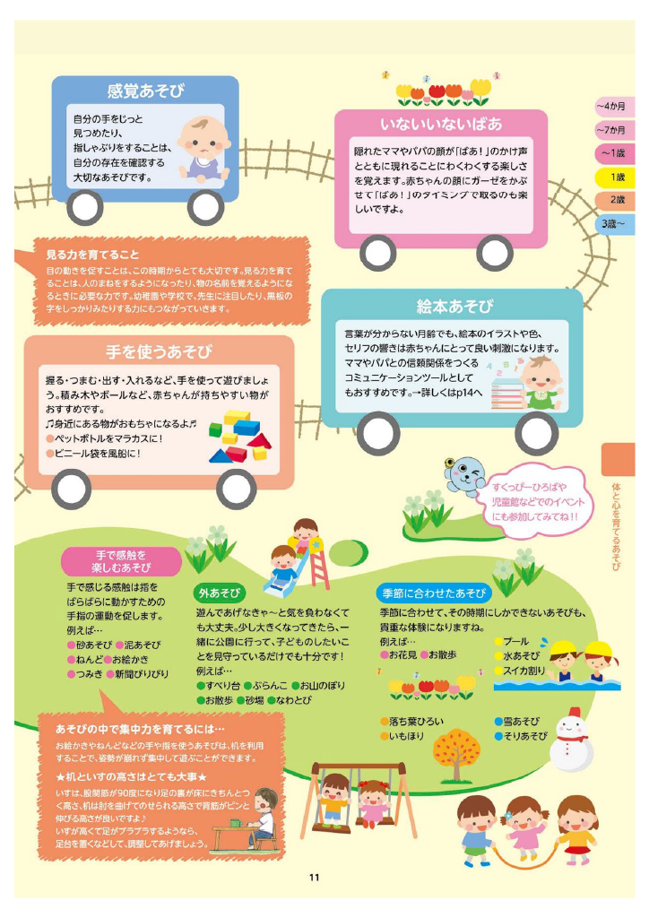 多賀城市 子育て親育ちサポートブック<br>すくすく ページ12
