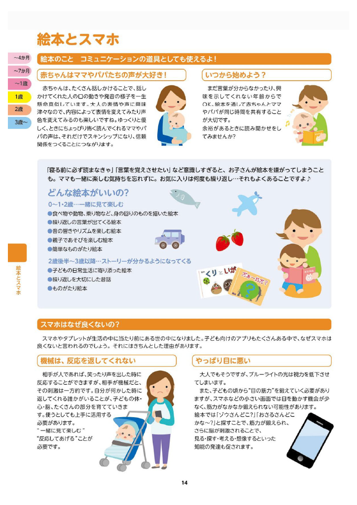 多賀城市 子育て親育ちサポートブック<br>すくすく ページ15